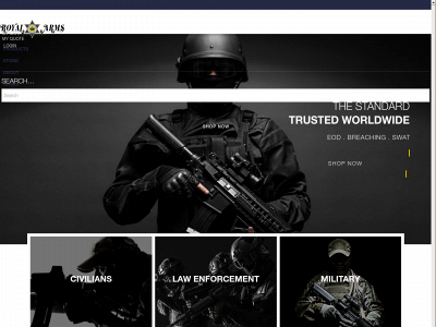 royalarms.com snapshot