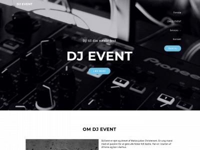 djevent.dk snapshot