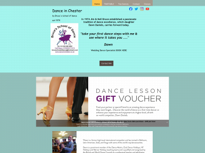 danceinchester.co.uk snapshot