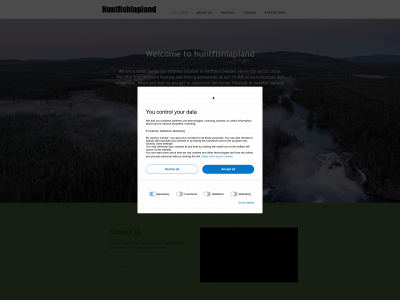 huntfishlapland.se snapshot