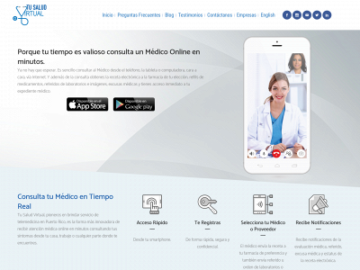 tusaludvirtual.com snapshot