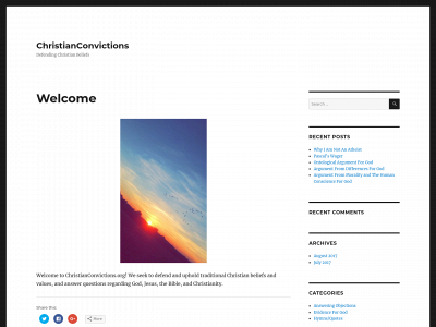 christianconvictions.org snapshot