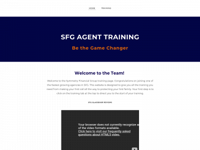 trainingsfg.com snapshot