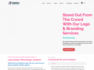 kickstartlogo.com snapshot