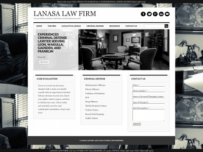 lanasalawfirm.com snapshot