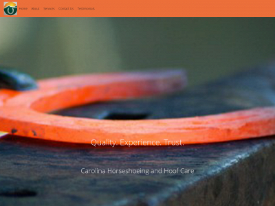 carolinahorseshoeing.com snapshot