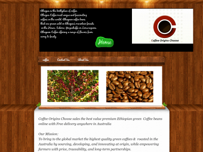 coffeeoriginschoose.com snapshot