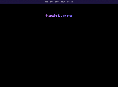 tachi.pro snapshot