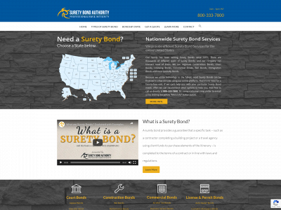 suretybondauthority.com snapshot