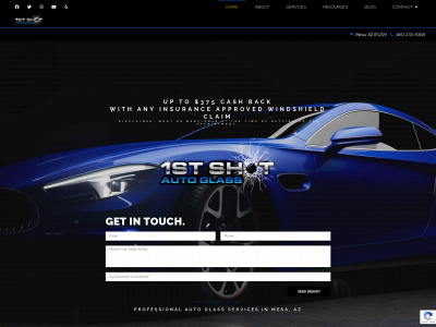 1stshotautoglass.com snapshot