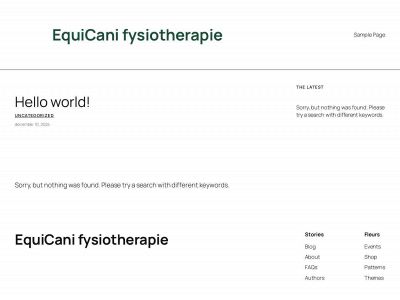 equicanifysiotherapie.nl snapshot