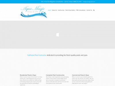 aquamagicpools.com snapshot