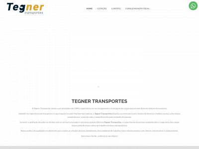 tegnertransportes.com.br snapshot