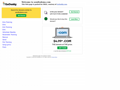 sendtodems.com snapshot