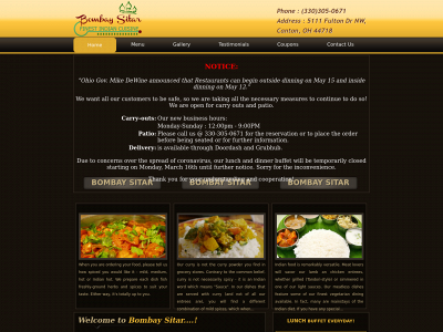 bombaysitar.com snapshot