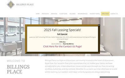 billingsplaceroyaloak.com snapshot