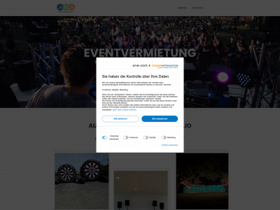 ana-eventvermietung.de snapshot