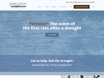 petrichorcounseling.com snapshot