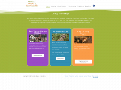 animals-abused.org snapshot