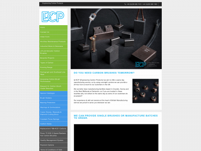 engineeringcarbonproducts.com snapshot