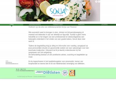 dietistenpraktijksonja.nl snapshot
