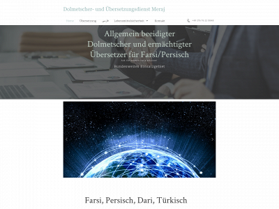 meraj-dolmetscher.de snapshot
