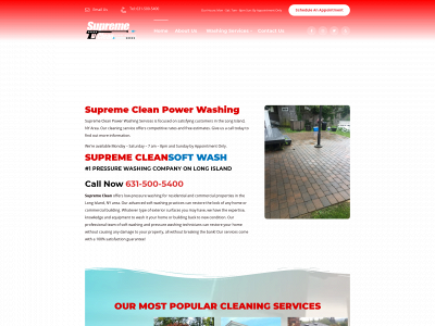 supremecleanpowerwashingny.com snapshot