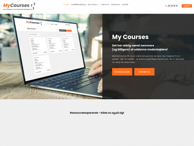 mycourses.dk snapshot