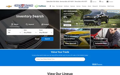 www.chuckhuttonchevrolet.net snapshot