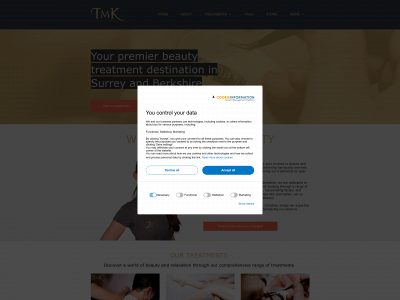 tmkbeauty.co.uk snapshot