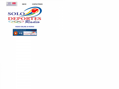 radiosolodeportes.online snapshot