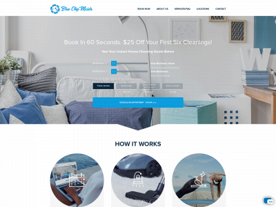 bluechipmaids.com snapshot