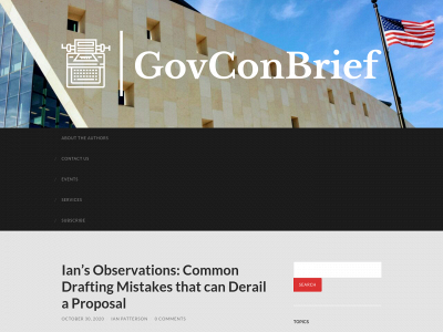 govconbrief.com snapshot