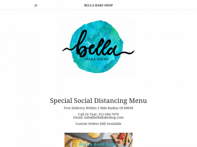 bellabakeshop.com snapshot
