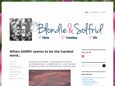 blondieandsolfrid.com snapshot