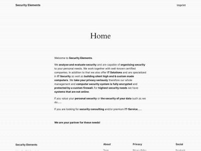 security-elements.de snapshot