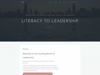 literacy2leadership.com snapshot