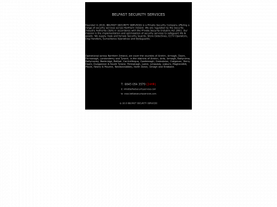 belfastsecurityservices.com snapshot