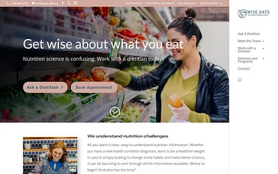 wiseeatsnutrition.com snapshot