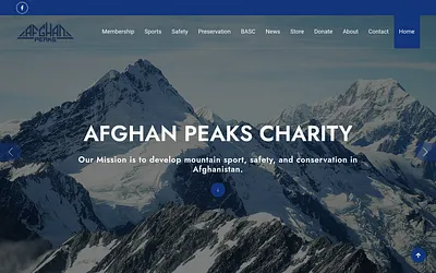 afghanpeaks.org snapshot