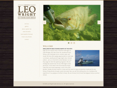 leowrightguideservice.com snapshot