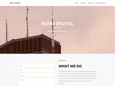 noiredigital.com snapshot