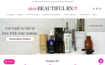 www.skinbeautifulrx.com snapshot