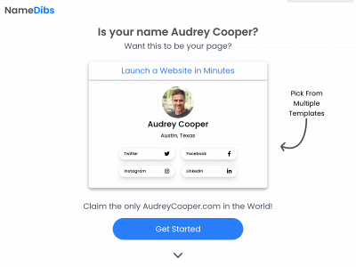 audreycooper.com snapshot