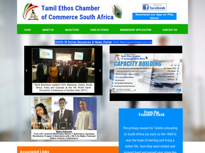 tamilchamber.org.za snapshot