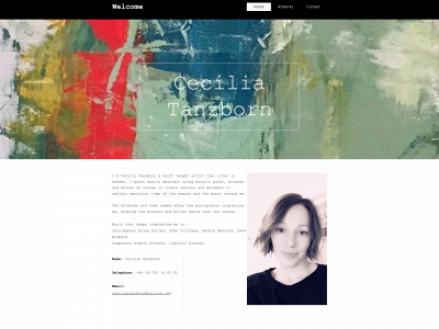 ceciliatanzborn.se snapshot