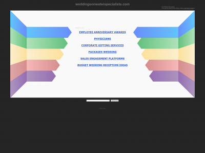 weddingsonwaterspecialists.com snapshot