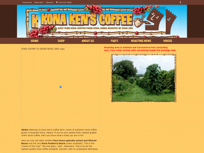 konakenscoffee.com snapshot