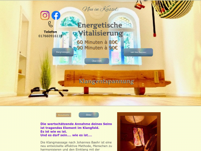 klangtherapiekassel.de snapshot