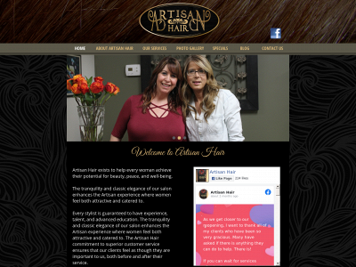 artisanhairinyork.com snapshot